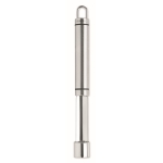 Stainless steel fruit corer. A practical promotional gift matt silver colour second view