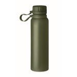 Thermos bottle with silicone handle, 780 ml dark green colour