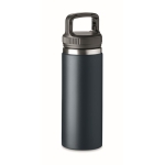 High-quality vacuum flask made of steel with handle, 500 ml ultramarine blue colour