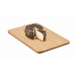 Large bamboo chopping board with hole to hang wood colour second view