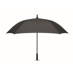 Stormproof square umbrella with fiberglass frame, Ø 116 black colour third view