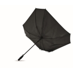 Stormproof square umbrella with fiberglass frame, Ø 116 black colour fourth view