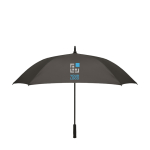 Stormproof square umbrella with fiberglass frame, Ø 116 view with print area