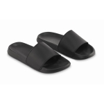 Non-slip beach flip-flops black colour