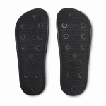 Non-slip beach flip-flops black colour third view