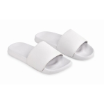 Non-slip beach flip-flops white colour