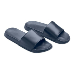 Non-slip beach flip-flops navy-blue colour