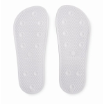 Non-slip beach flip-flops, for summer promotions white colour third view