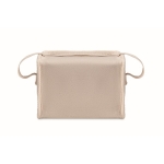 Cotton cooler bag, aluminium insulated, 3L capacity, 280 g/m2 beige colour sixth view