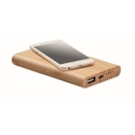 Bamboo power bank, for events wood colour second view