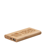 Bamboo power bank, for events view with print area