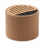 5.3 Bluetooth speaker with cork housing in a natural design beige colour