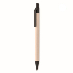 Eco blue-ink pen, made of recycled milk cartons black colour