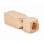 Wooden steam train whistle wood colour