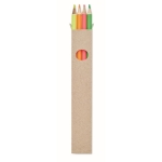 4 coloured pencils in neon colours multicolour colour