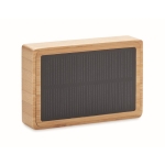 Wireless 5.3 bamboo speaker with solar charging function wood colour second view