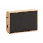 Wireless 5.3 bamboo speaker with solar charging function wood colour ninth view