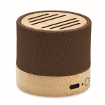 5.3 speaker made of RPET & bamboo with hands-free system brown colour second view