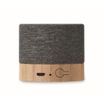 5.3 speaker made of RPET & bamboo with hands-free system black colour seventh view