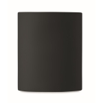 Classic matte ceramic coffee mug for events, 300 ml black colour second view