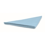 Triangular bandana made of polycotton for promotional events light blue colour fourth view