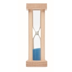 Hourglass in a wooden holder wood colour fifth view