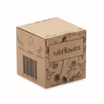 Wildflower seeds kit in a box beige colour second view