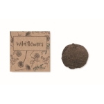 Wildflower seeds kit in a box beige colour fourth view