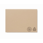 Sticky notes made of recycled paper beige colour third view