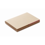 Sticky notes with recycled paper covers beige colour second view