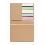 Post-it notes made from recycled paper beige colour fifth view