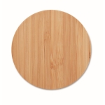 Bamboo wireless quick charger, 15W wood colour third view