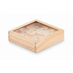 Entertaining wooden box maze game wood colour