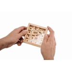 Entertaining wooden box maze game wood colour second view