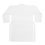 Soft bathrobe with belt and pockets made of 350 g/m2cotton white colour second view