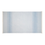 Durable cotton towel made in Europe blue colour second view