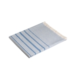 Durable cotton towel made in Europe blue colour