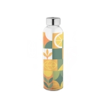 Glass bottle for sublimation printing in a matte, 500 ml transparent colour image with logo