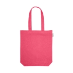 Bag made of recycled cotton, 220 g/m2 pink colour first view