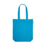 Bag made of recycled cotton, 220 g/m2 light blue colour first view