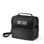 Black waterproof thermal bag with compartments, 7 L main view