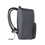 Nylon thermal bag with waterproof interior, 15 L blue colour third view