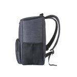 Nylon thermal bag with waterproof interior, 15 L blue colour fourth view