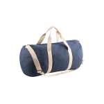 Denim travel bag with handles and straps, 300 g/m2 blue colour