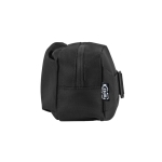 RPET bum bag with reflective elements and bottle pocket black colour third view