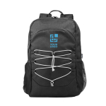 Sustainable backpack made of RPET with reflectors, 15.6'' main view