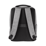 Polyester PC backpack with trolley strap, 300D, 15.6” grey colour second view