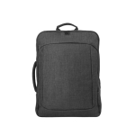 Polyester backpack with dual carrying modes, 600D, 15.6” dark grey colour first view