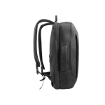 Polyester backpack with dual carrying modes, 600D, 15.6” dark grey colour third view