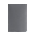 Waterproof stone paper notebook, unlined, A5 dark grey colour first view